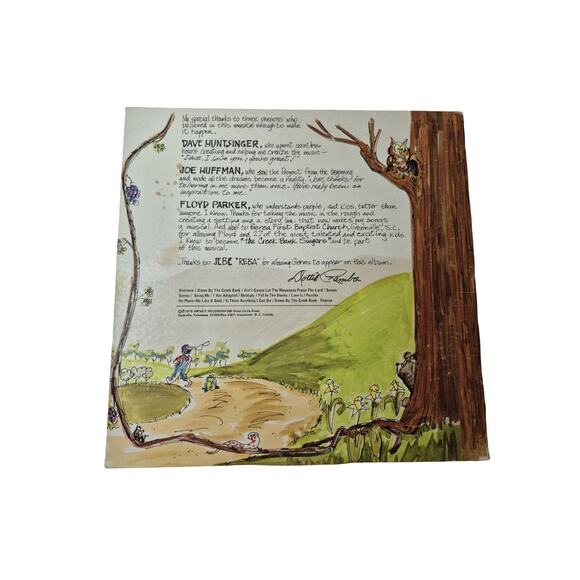 Dotti Rambo's Down by the Creek Bank Vinyl Record & Childrens Music Workbook VTG - Picture 2 of 6